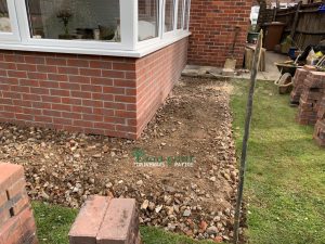 Block Paved Footpath in Merstham, Redhill