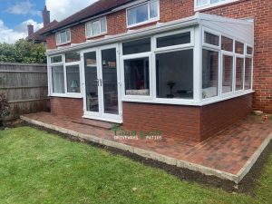 Block Paved Footpath in Merstham, Redhill