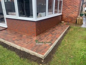 Block Paved Footpath in Merstham, Redhill