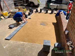 Cobblestone Paved Driveway Extension in Brighton