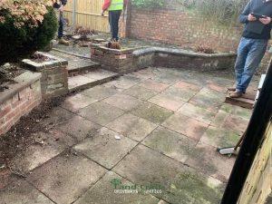 Natural Indian Sandstone Patio in Horsham